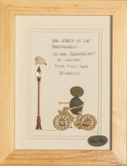 Das Leben ist wie Radfahren